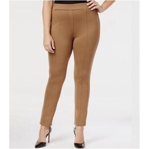 Style&Co. Woman Size Roasted Spice Mid Rise Comfort Waist Ponte Skinny Pant M